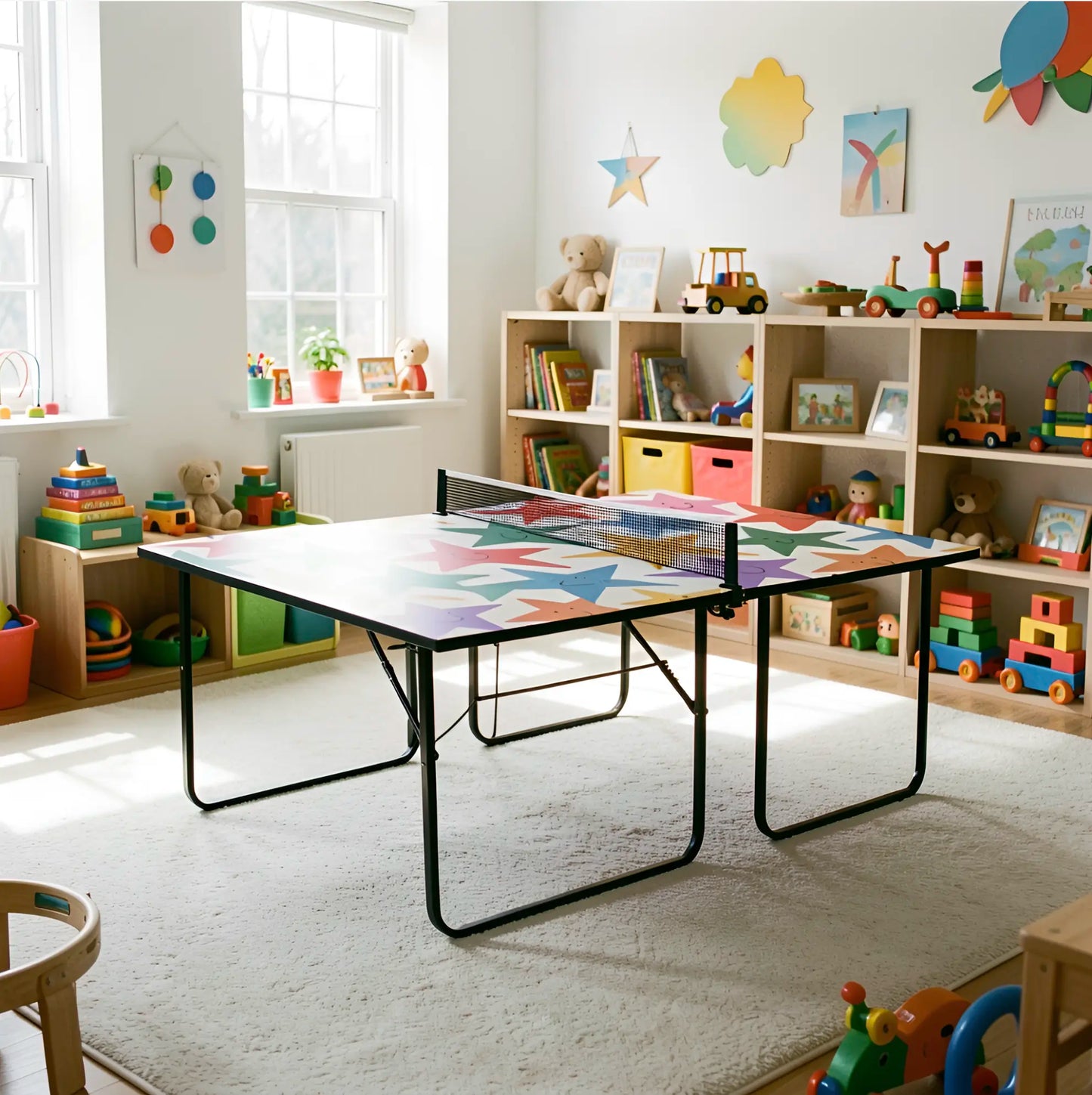 Mesa Ping Pong Happy Stars